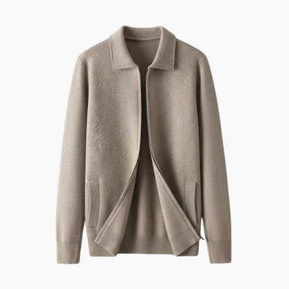 Men's Classic Button Front Cardigan Sweater - Vossary