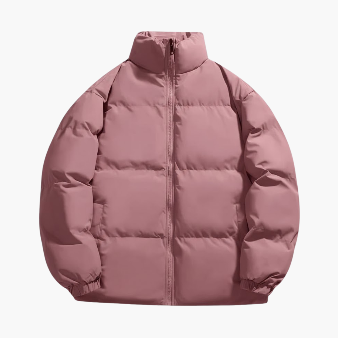 Warm Padded Men's Zip Up Parka Jacket - Vossary