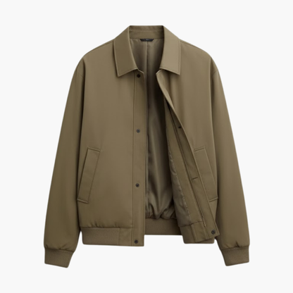 Classic Men's Trench Coat with Button Front - Vossary