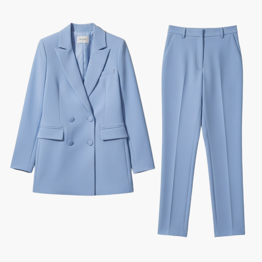 Ladies Business Jacket and Pant Set - Vossary