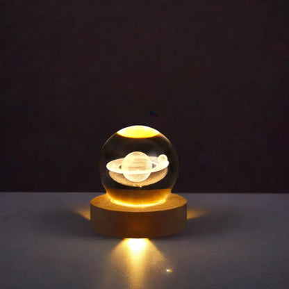 Colorful Glow Globe Night Light Lamp for Bedroom
