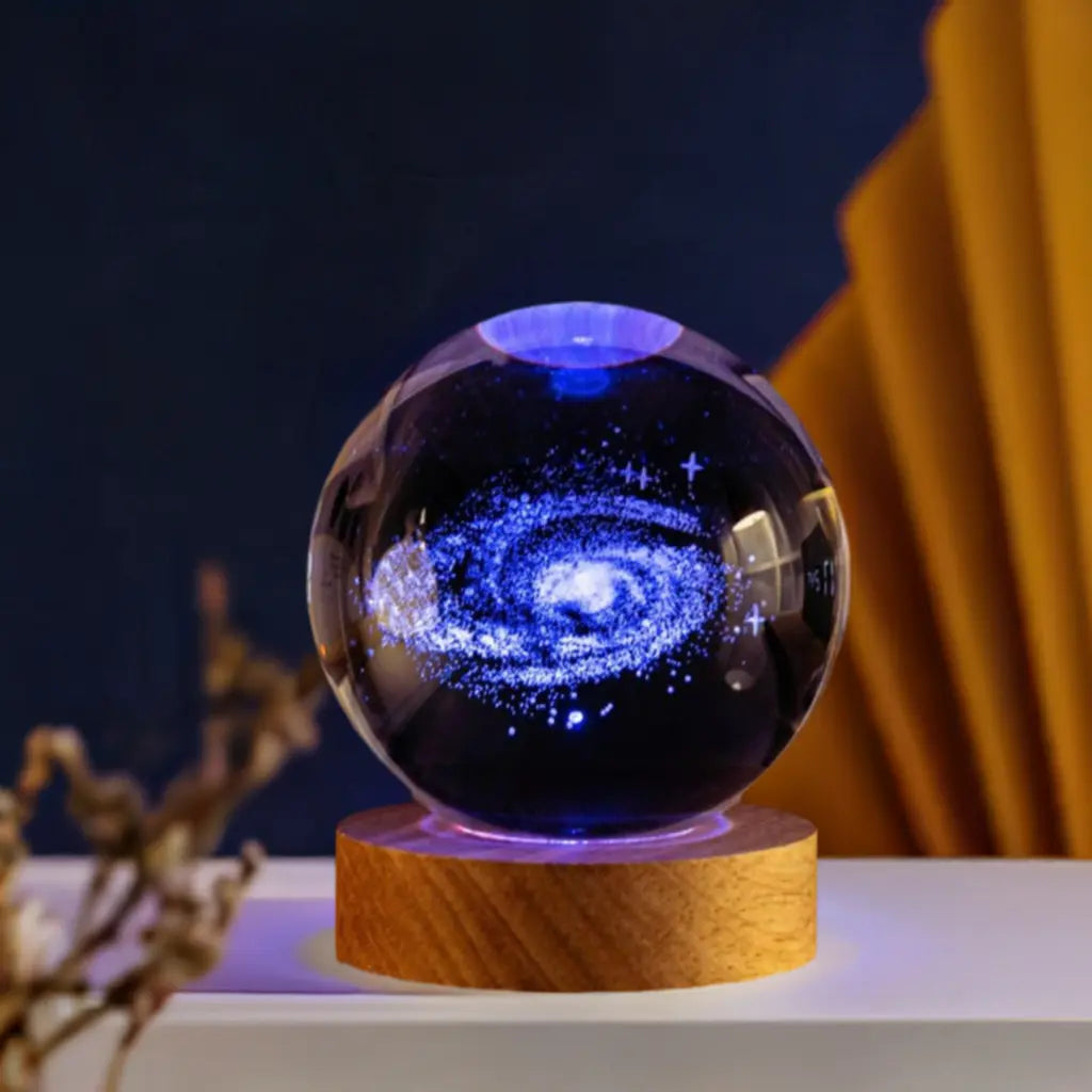 Colorful Glow Globe Night Light Lamp for Bedroom - Luxicro