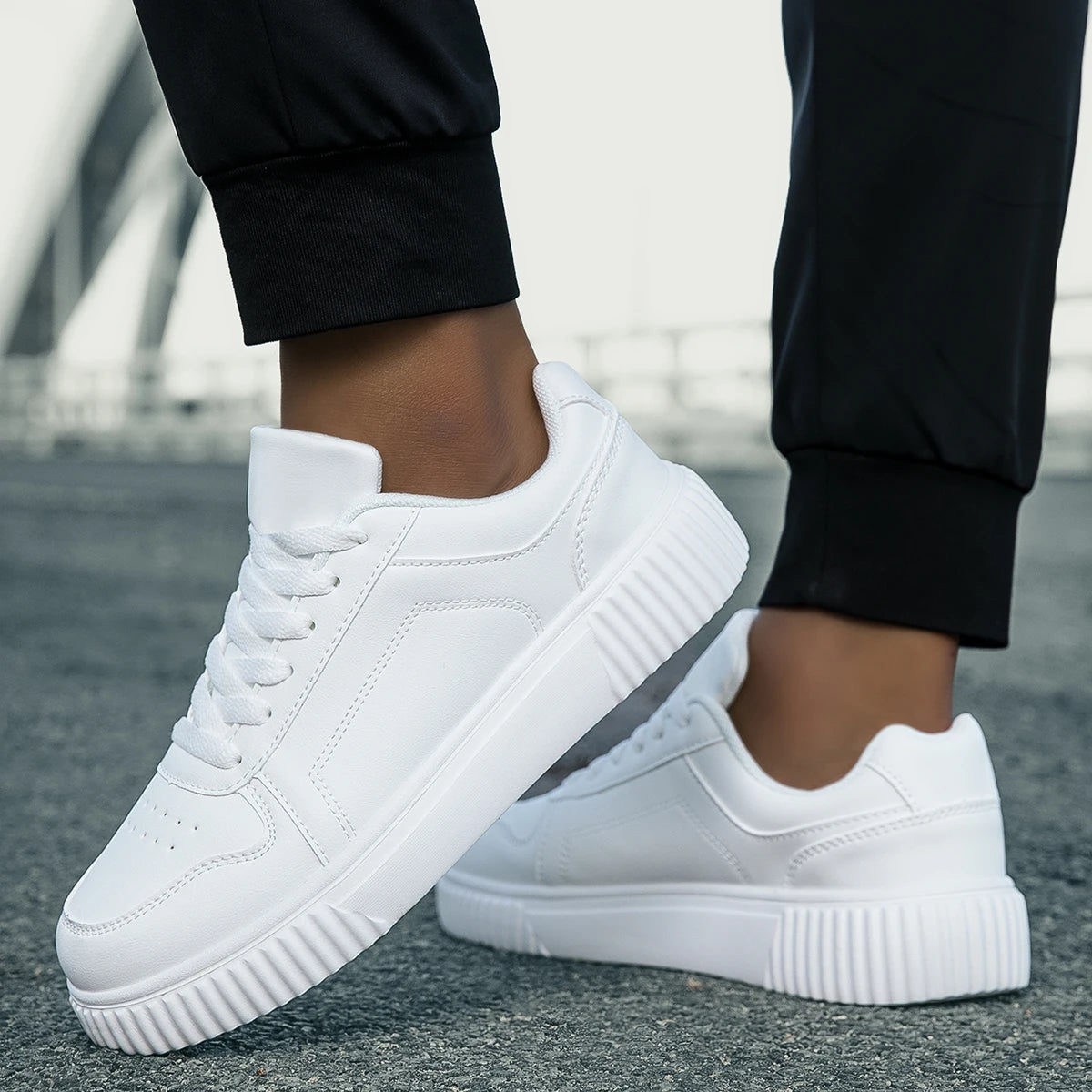 Comfy Women's Sneakers with Good Grip and Soft Insoles - Luxicro
