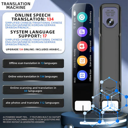 Accurate Pen Scanner for Language Study and Translation