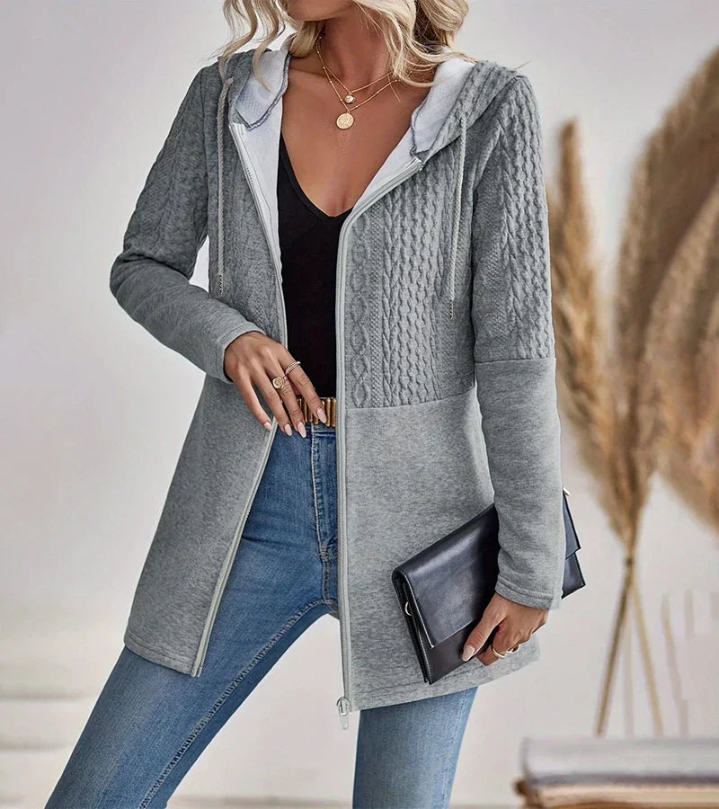 Classic Zip Up Hooded Sweatshirt