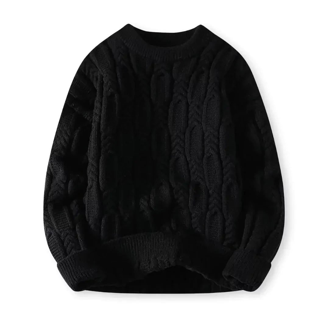 Cozy Men's Cable Knit Winter Sweater
