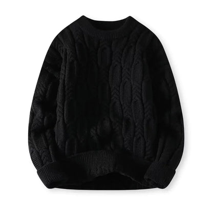 Cozy Men's Cable Knit Winter Sweater