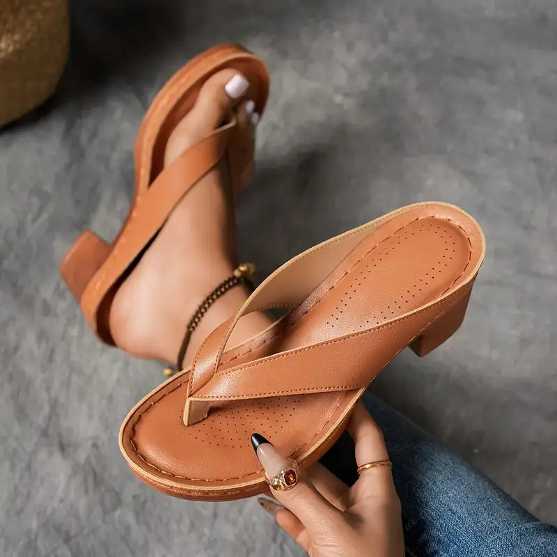 Comfortable Arch Support Heel Sandals