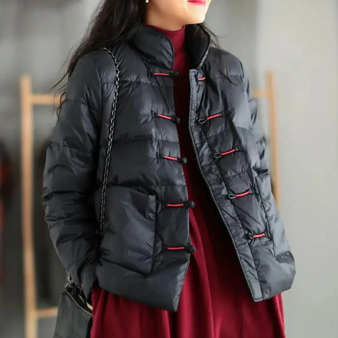 Warm Puffy Down Filled Jacket