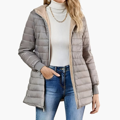Waterproof Women's Parka Jacket with Hood