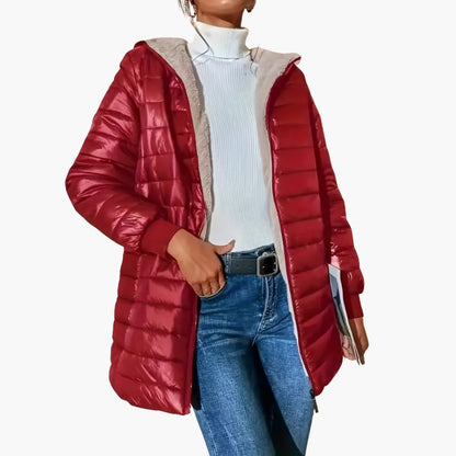 Waterproof Women's Parka Jacket with Hood