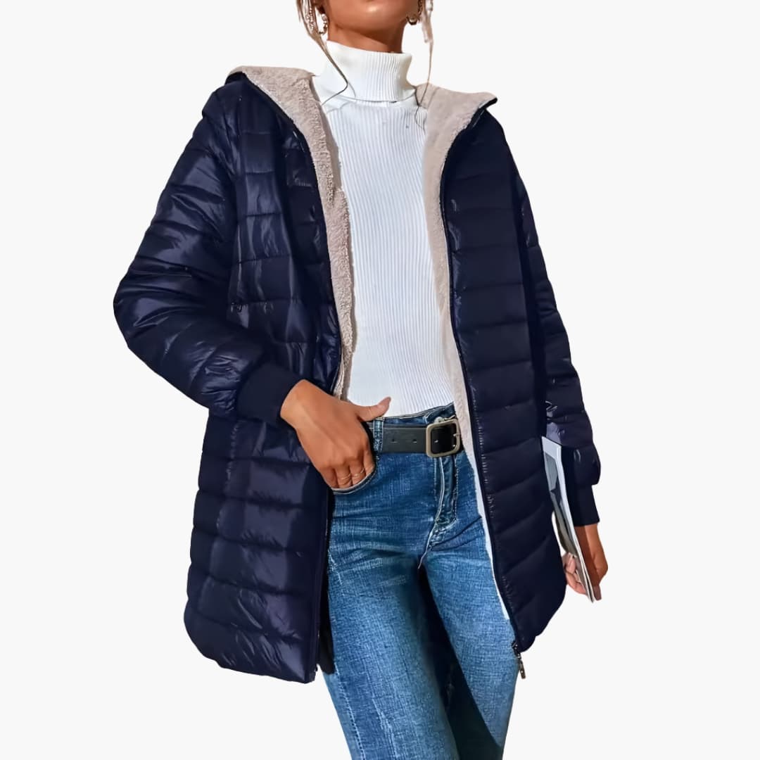Waterproof Women's Parka Jacket with Hood