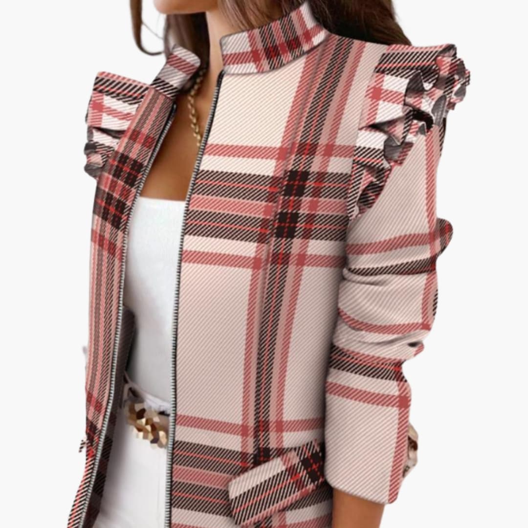 Ladies' Zip Up Printed Jacket