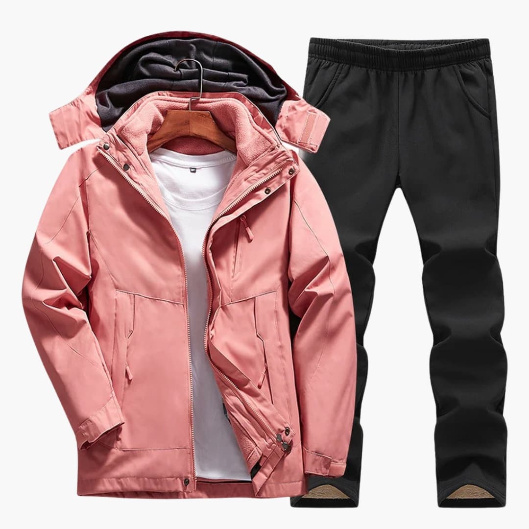 Ladies Waterproof Hoodie Jacket Set