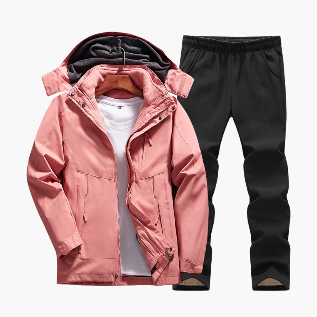 Waterproof Women's Hiking Jacket and Pants Set