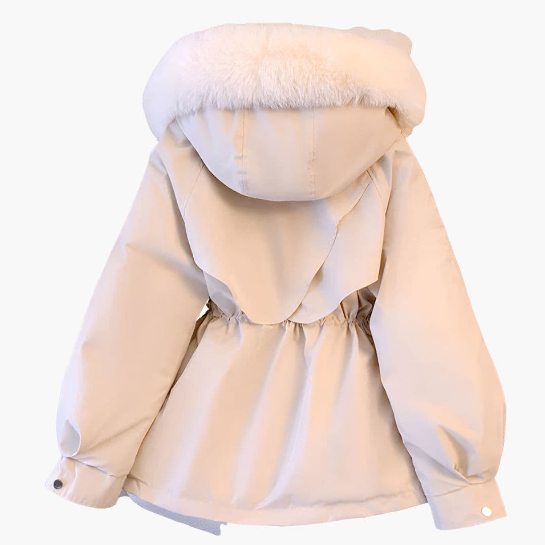 Ladies' Waterproof Red Jacket with Hood
