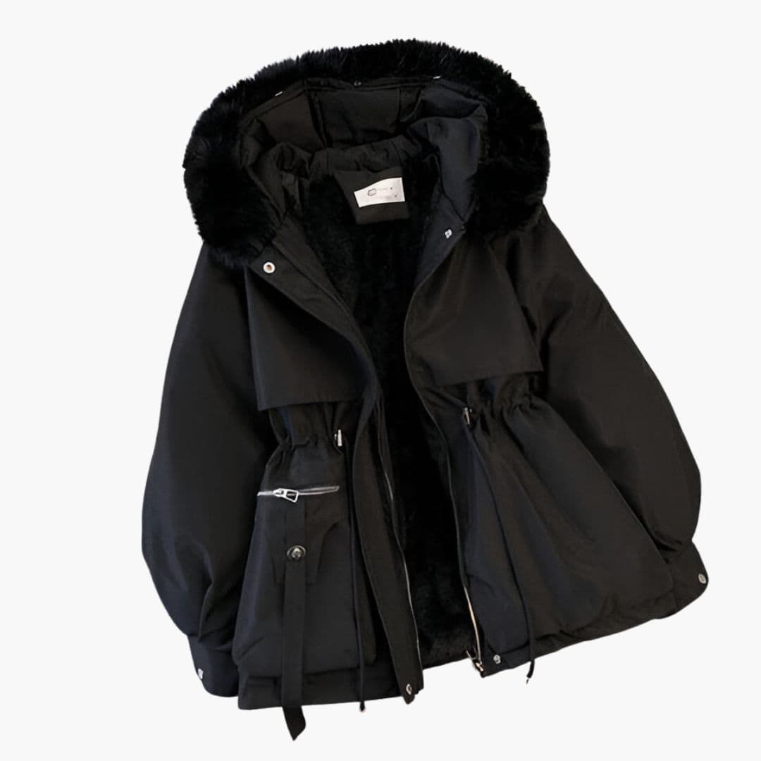 Ladies' Waterproof Red Jacket with Hood