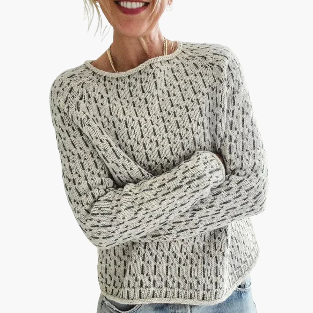 Ladies Classic Crew Neck Sweater - Vossary