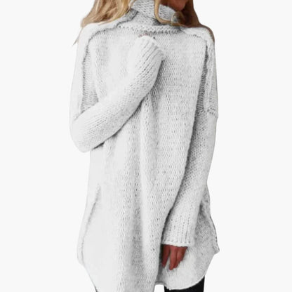 Comfy Women's Oversized Round Neck Sweater