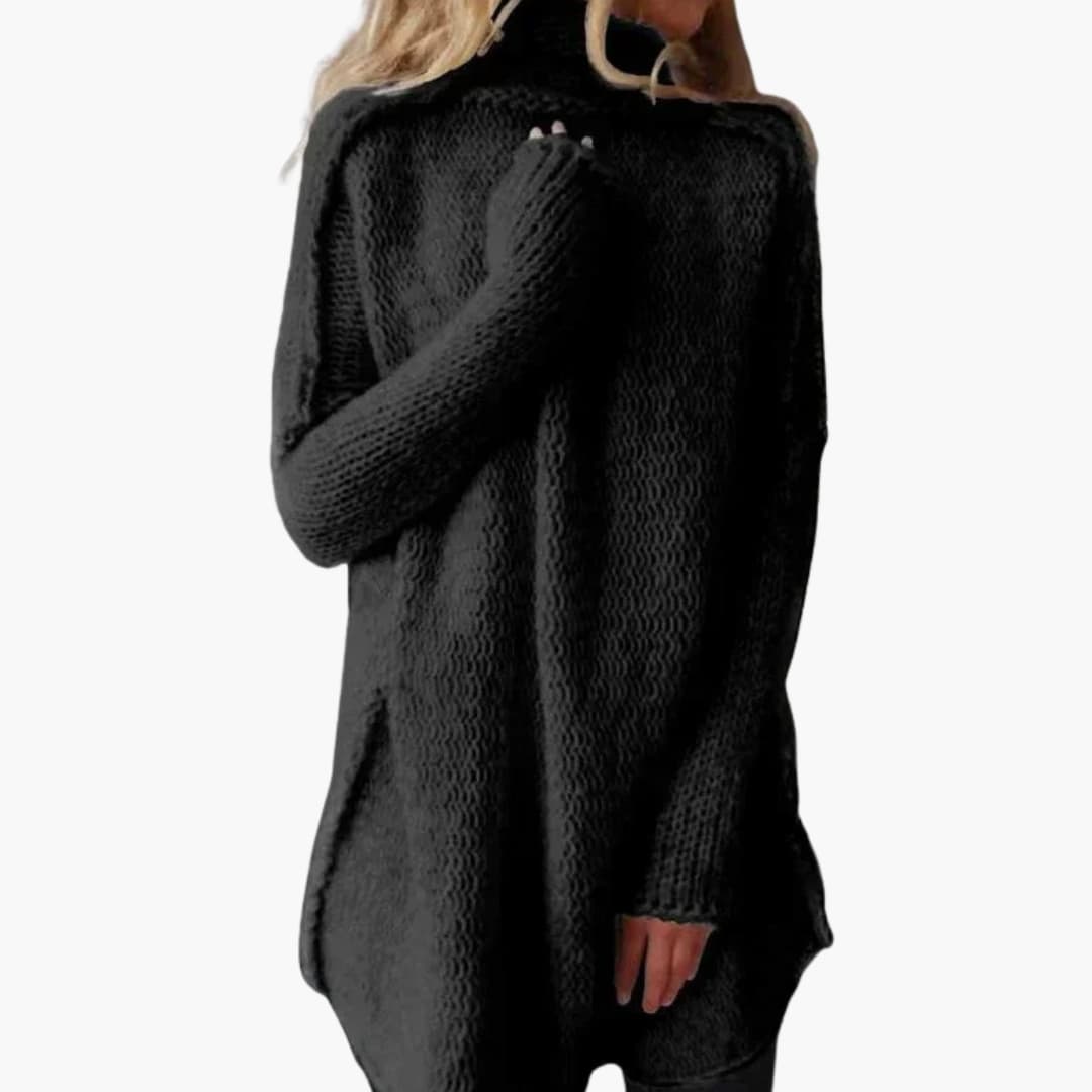 Comfy Women's Oversized Round Neck Sweater - Vossary