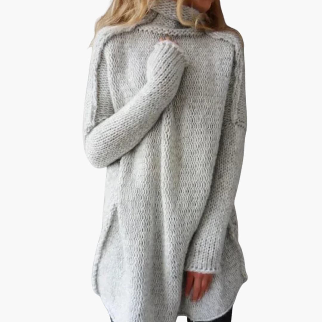 Comfy Women's Oversized Round Neck Sweater