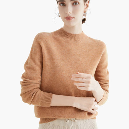 Cozy Crew Neck Women's Knit Sweater
