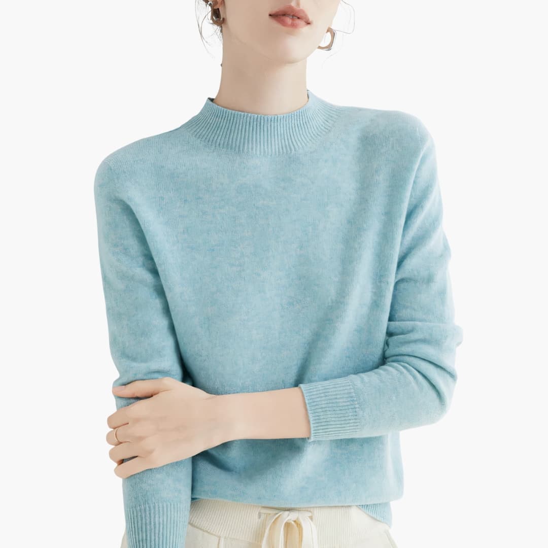 Cozy Crew Neck Women's Knit Sweater