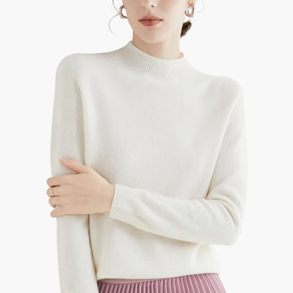 Cozy Crew Neck Women's Knit Sweater