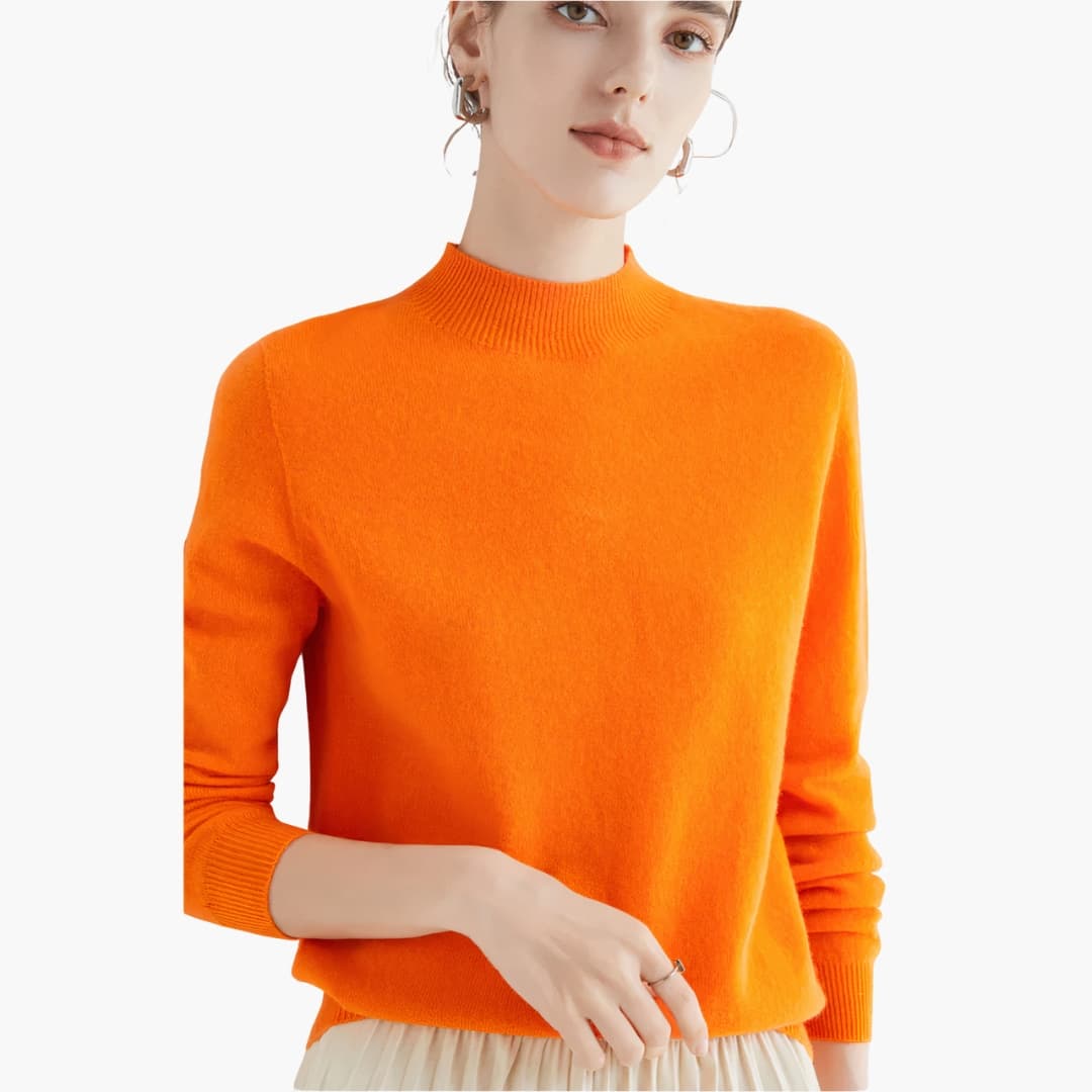 Cozy Crew Neck Women's Knit Sweater