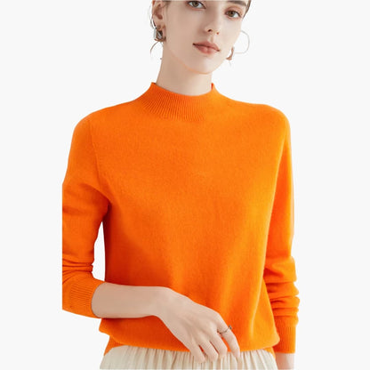 Cozy Crew Neck Women's Knit Sweater