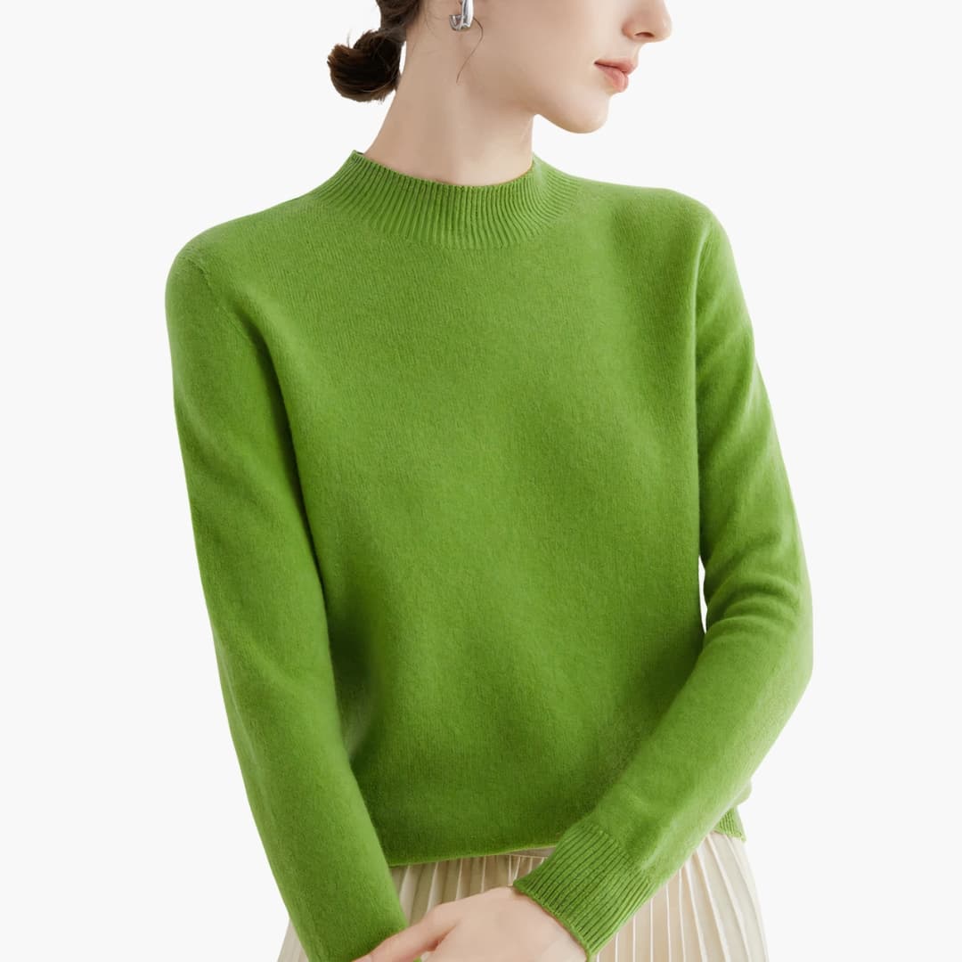 Cozy Crew Neck Women's Knit Sweater