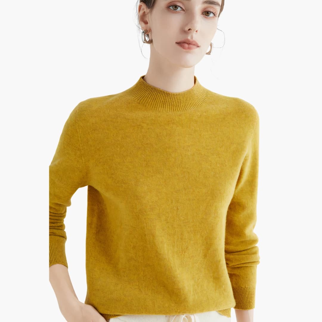 Cozy Crew Neck Women's Knit Sweater