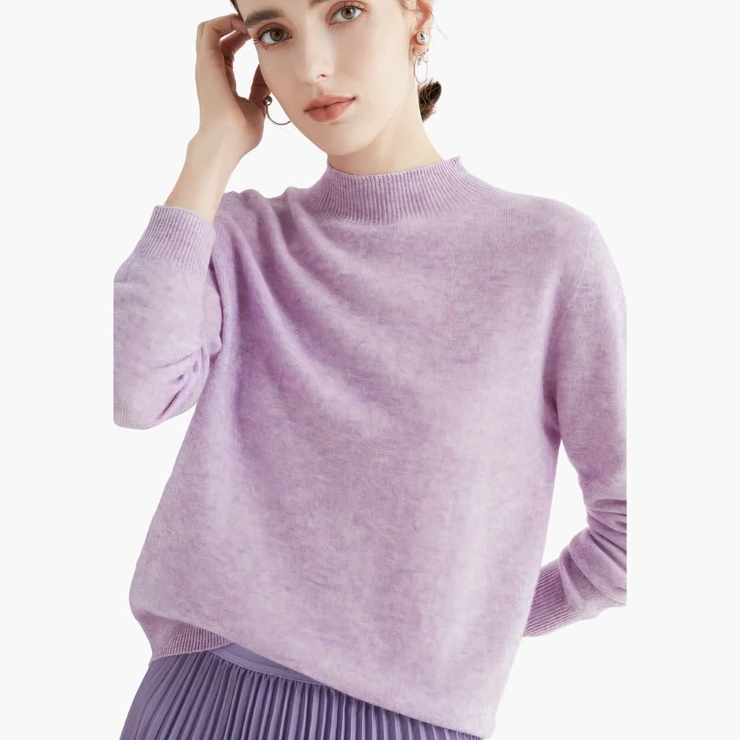 Cozy Crew Neck Women's Knit Sweater