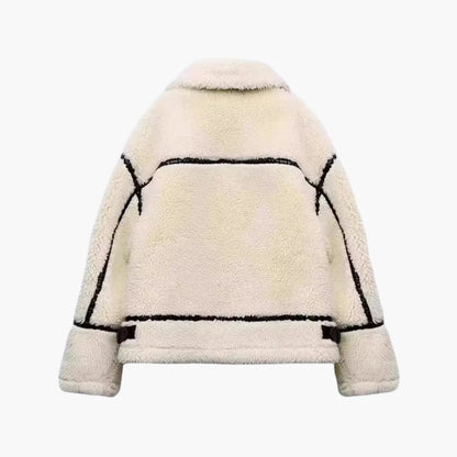 Soft Fleece Zip Up Women's Jacket with Pockets