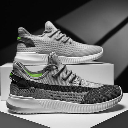 Breathable Lace Up Running Shoes