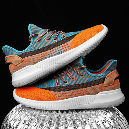 Breathable Lace Up Running Shoes