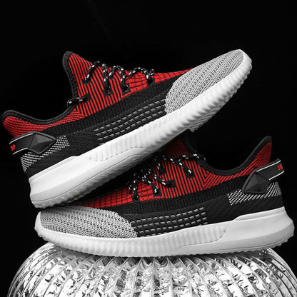 Breathable Lace Up Running Shoes
