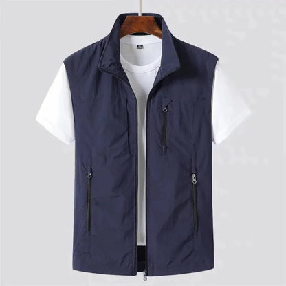 Breathable Water Resistant Zipper Vest