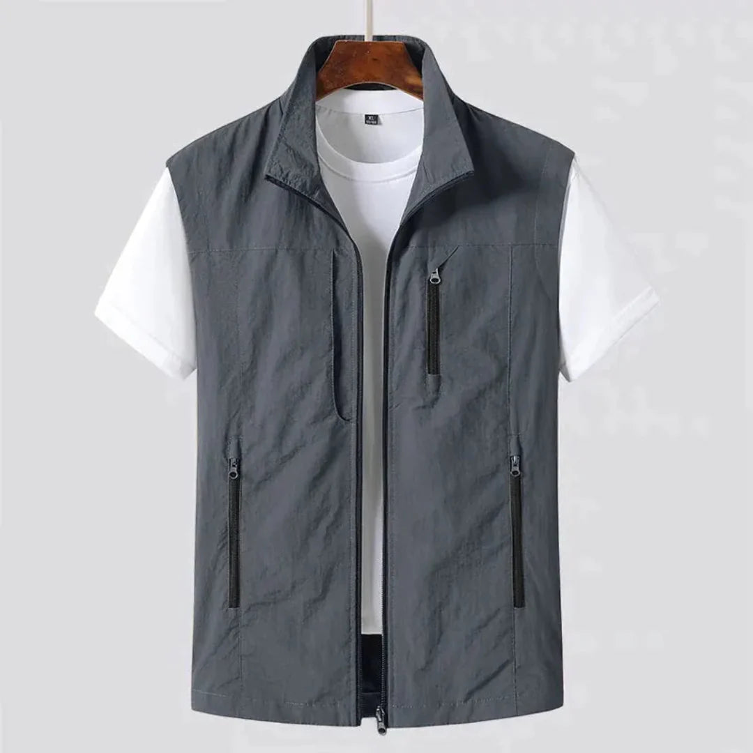 Breathable Water Resistant Zipper Vest