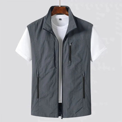 Breathable Water Resistant Zipper Vest
