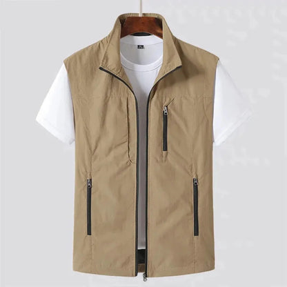 Breathable Water Resistant Zipper Vest