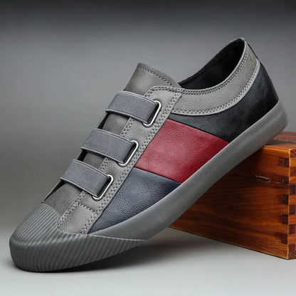 Premium Leather Lace Up Sneakers