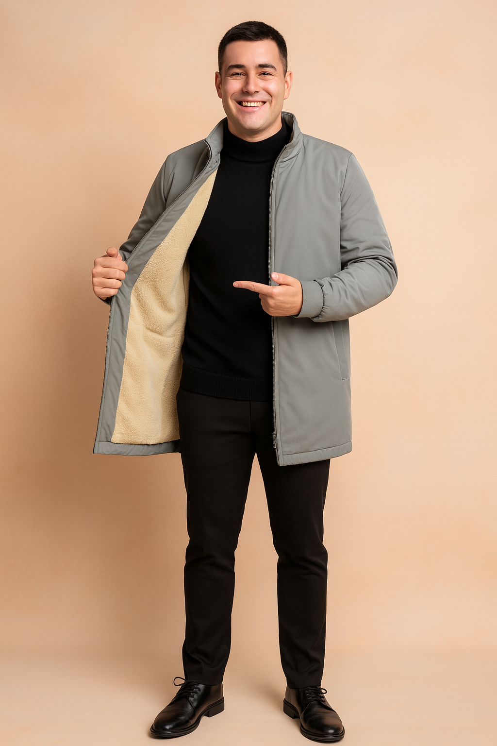 Darian | Classic Leather Jacket
