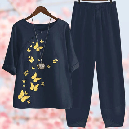 Classic Floral Women's Suit Set