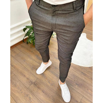 Tailored Fit Slim Leg Trousers