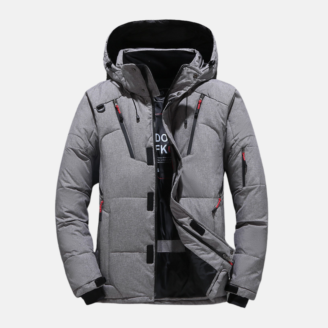 Comfortable Hooded Padded Down Coat