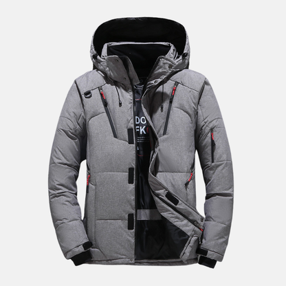 Comfortable Hooded Padded Down Coat
