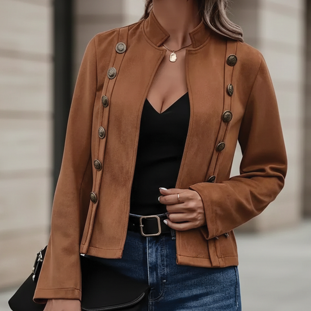 Luxurious Velvet Blazer Coat