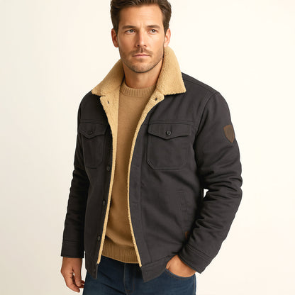 Thermal Insulated Mens Fleece Lined Winter Jacket