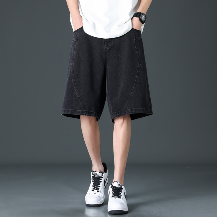 Comfortable Loose Fit Jean Shorts - EasyApparels